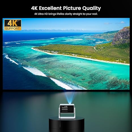 Netflix Smart Projector with WiFi & Bluetooth