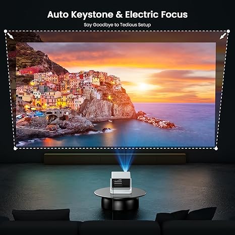 Netflix Smart Projector with WiFi & Bluetooth