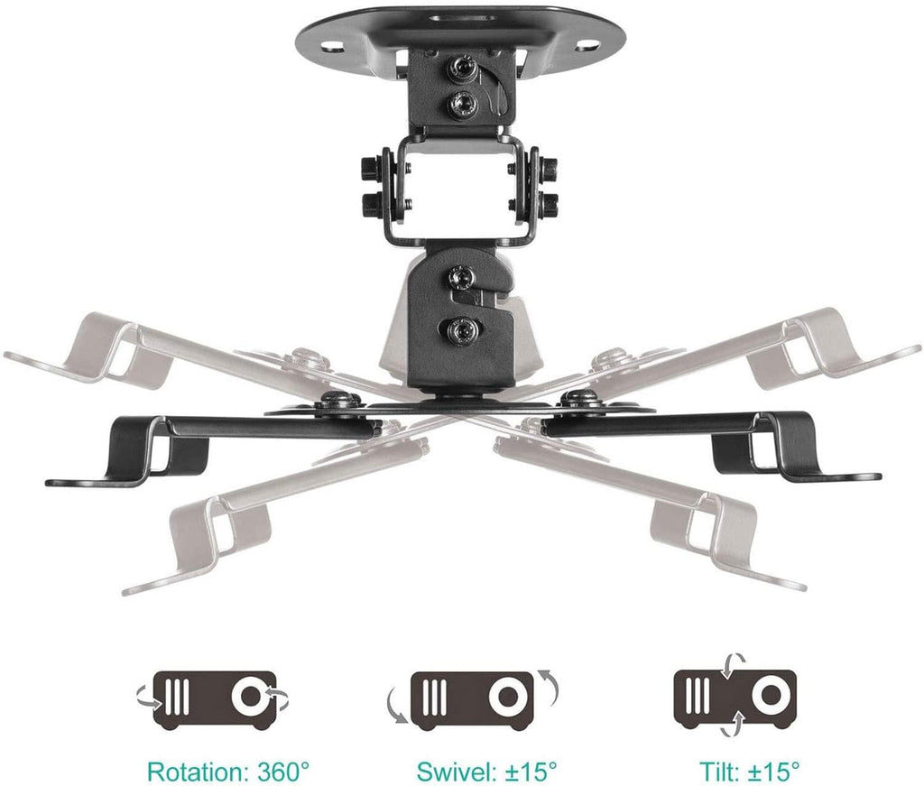 WALI Low-Profile Projector Mount