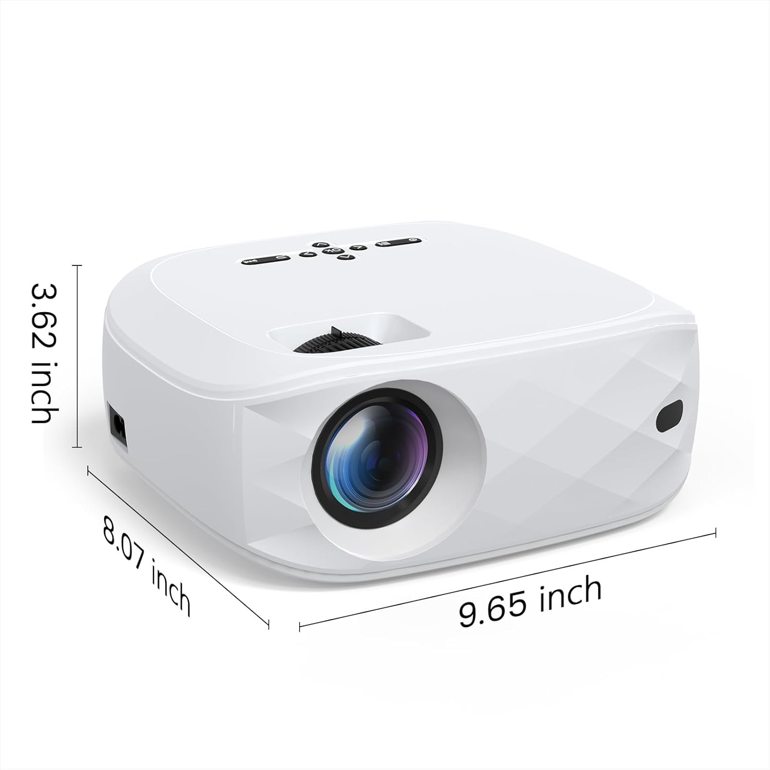 Native 1080P WiFi Bluetooth Projector – 12000 Lumens