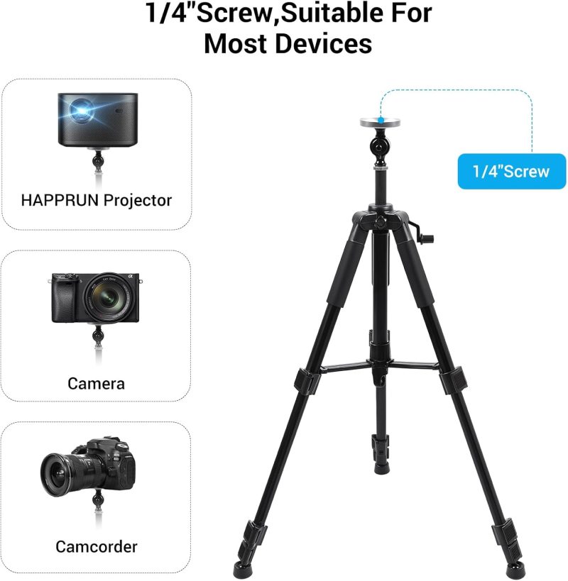 Adjustable Floor Tripod Stand for Laptop Projector Office Home Stage DJ Stand