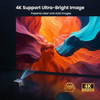 2000 ANSI 4K Smart Outdoor Projector – WiFi, Bluetooth, Auto Focus, Dolby Sound, Built-in Apps