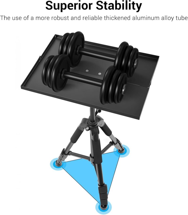 Adjustable Floor Tripod Stand for Laptop Projector Office Home Stage DJ Stand