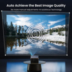 2000 ANSI 4K Smart Outdoor Projector – WiFi, Bluetooth, Auto Focus, Dolby Sound, Built-in Apps