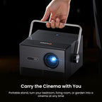 2000 ANSI 4K Smart Outdoor Projector – WiFi, Bluetooth, Auto Focus, Dolby Sound, Built-in Apps