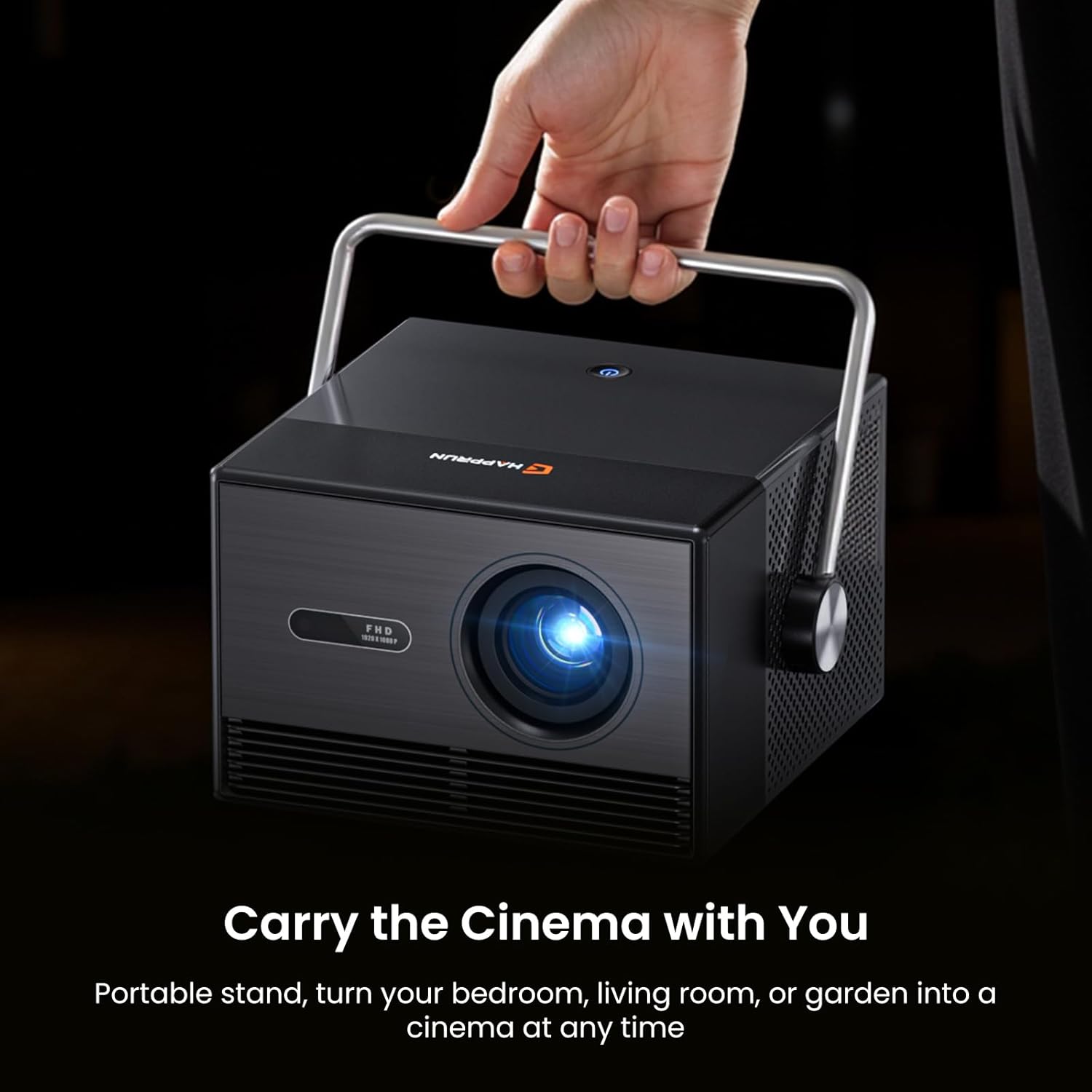 2000 ANSI 4K Smart Outdoor Projector – WiFi, Bluetooth, Auto Focus, Dolby Sound, Built-in Apps