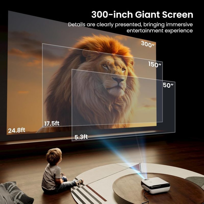 Dual-band WIFI Bluetooth Support HDR10+ 4K HD 510G System Projector
