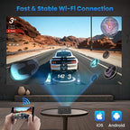 WIFI Bluetooth 4K Compatible with Android/iOS/PS5 H11 Home Theater Projector