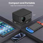 WIFI Bluetooth 4K Compatible with Android/iOS/PS5 H11 Home Theater Projector